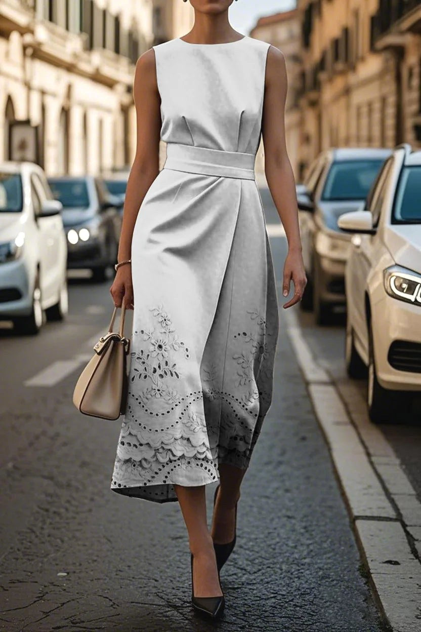 Avery | Women's Elegant Midi Dress - Style 24