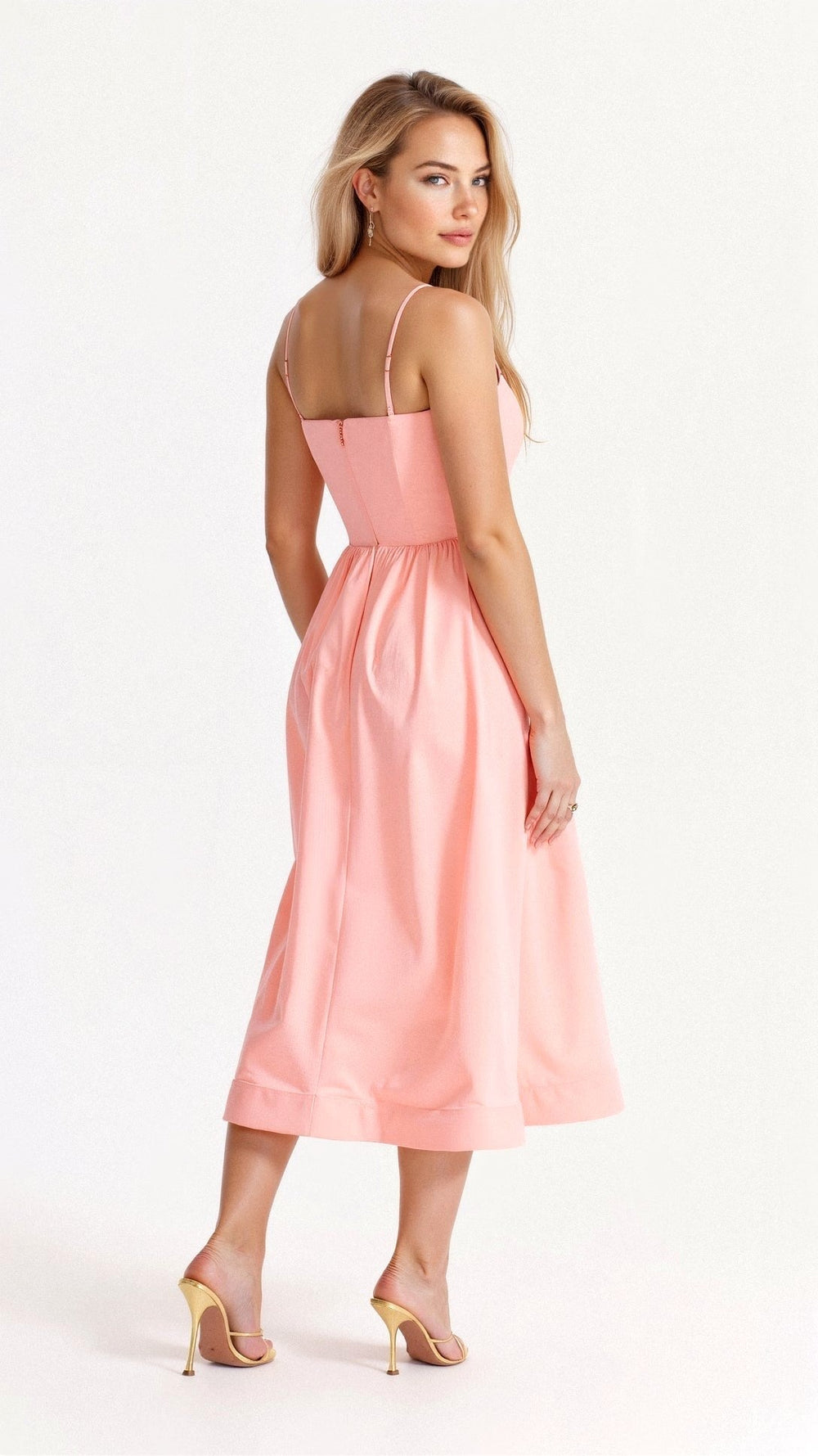 Avery | Women's Sleeveless Midi Dress - image 2
