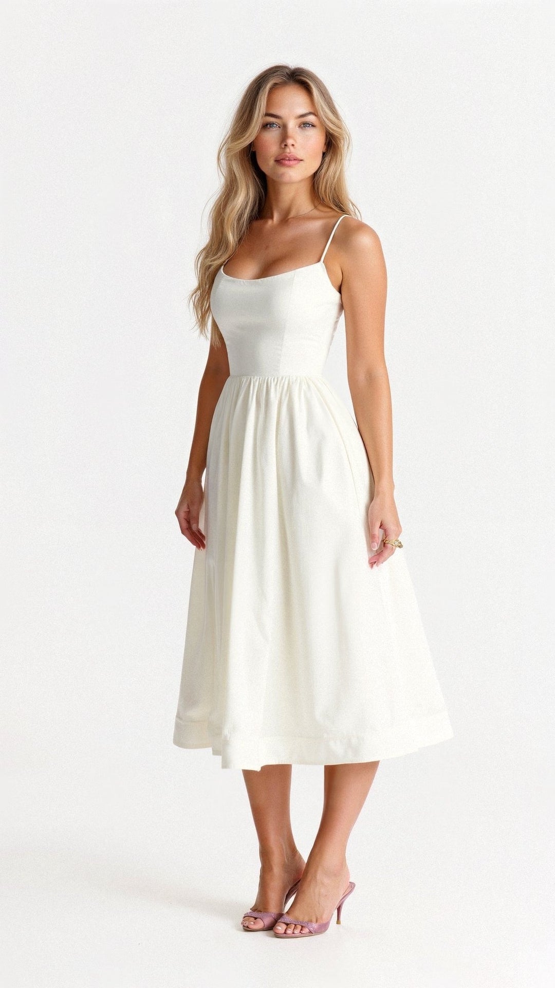 Avery | Women's Sleeveless Midi Dress - image 4