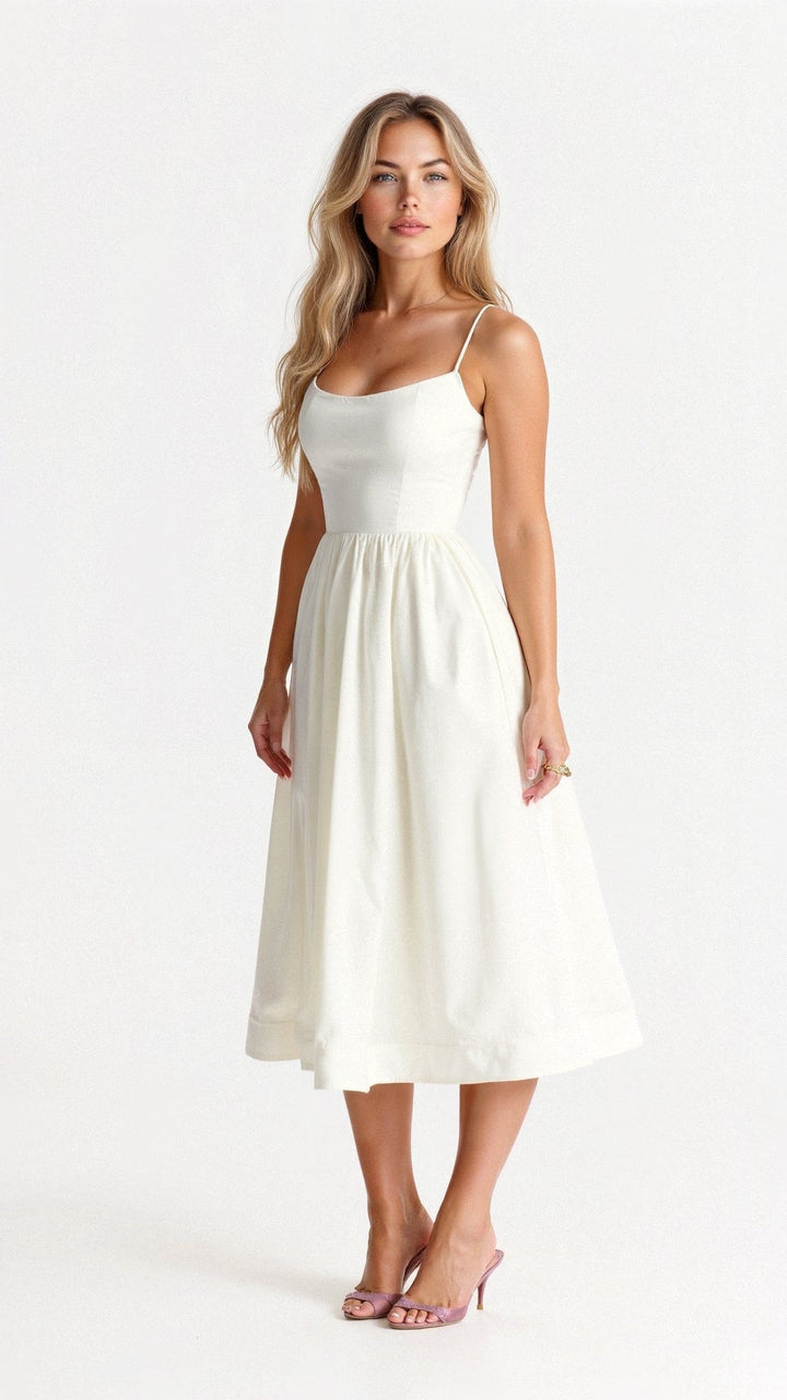 Avery | Women's Sleeveless Midi Dress - image 4