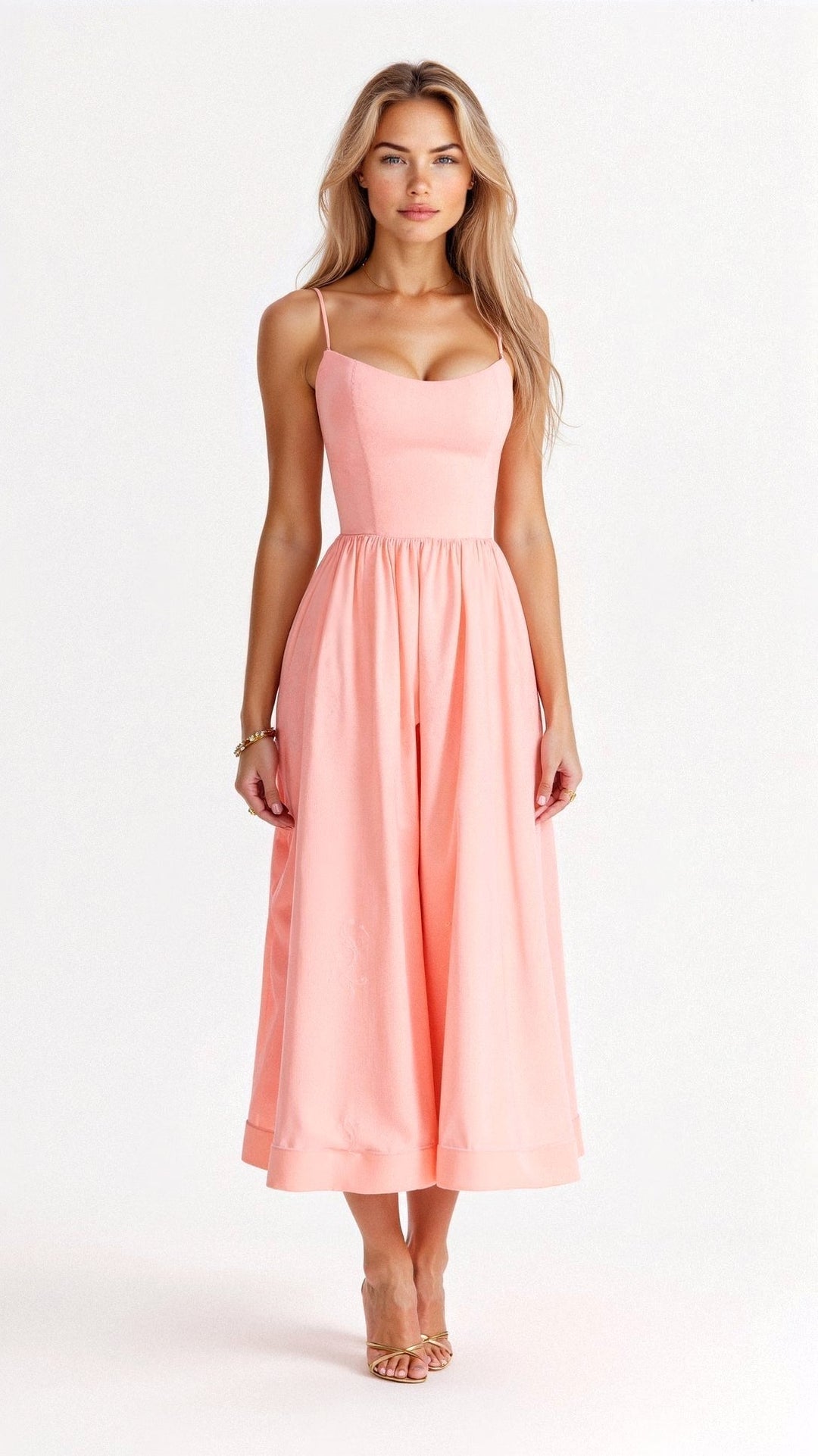 Avery | Women's Sleeveless Midi Dress - image 5