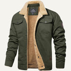 Beckett | Men's Fleece-Lined Winter Coat, Warm Outdoor Coat | Animated Apparel