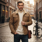 Beckett | Men's Fleece-Lined Winter Coat, Warm Outdoor Coat | Animated Apparel