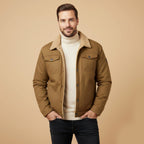 Beckett | Men's Fleece-Lined Winter Coat, Warm Outdoor Coat | Animated Apparel