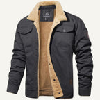 Beckett | Men's Fleece-Lined Winter Coat, Warm Outdoor Coat | Animated Apparel