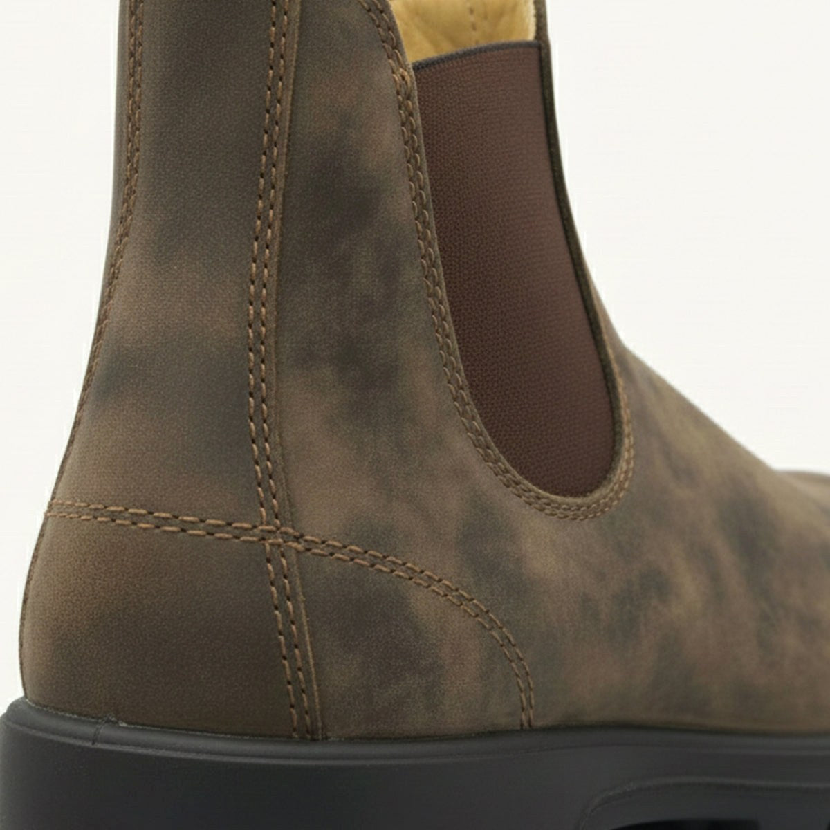 Blake | Men's Leather Chelsea Boots, Slip-On Ankle Boots | Animated Apparel | Gray
