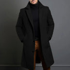 Brandon | Men's Classic Wool Overcoat, Tailored Autumn Coat | Animated Apparel