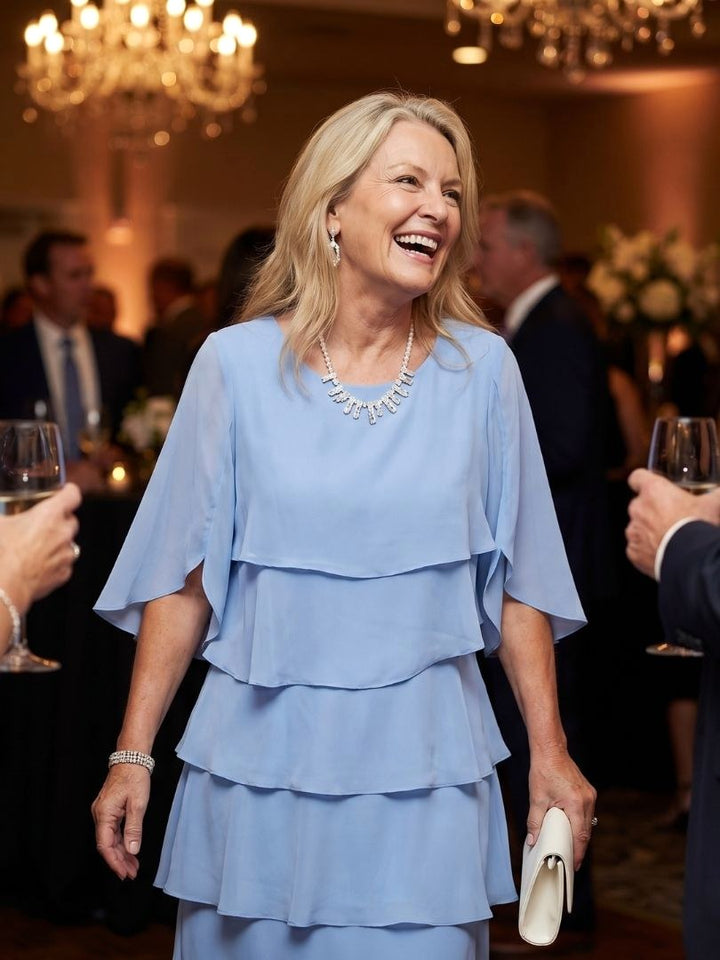 Brent | Women's Layered Tier Midi Dress - image 19