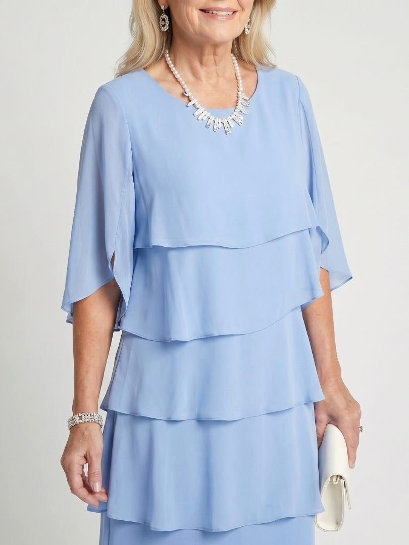 Brent | Women's Layered Tier Midi Dress - image 6