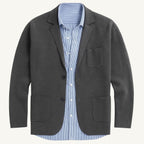 Brett | Men's Oxford Cotton Blazer, Smart Summer Jacket | Animated Apparel | Brown