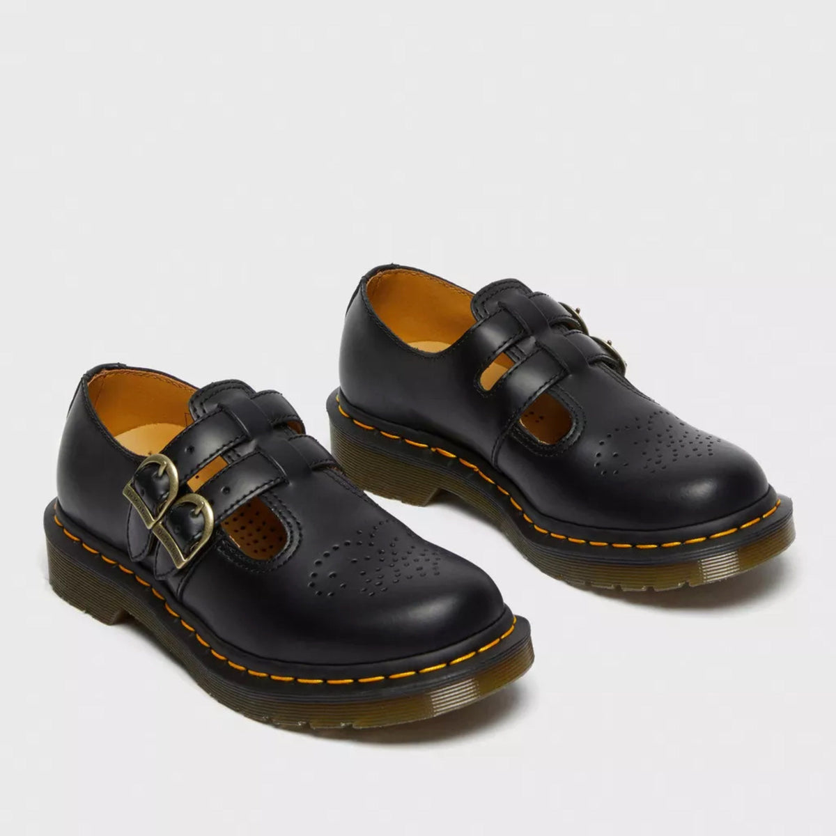 Brielle | Women's Double Buckle Leather Mary Jane Flats - image 3