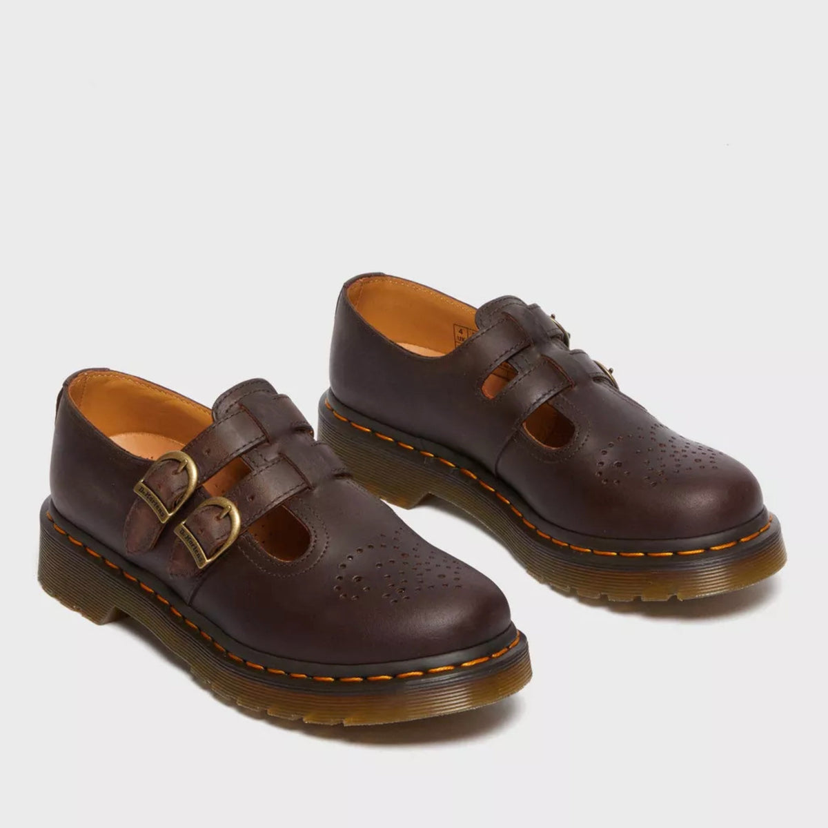 Brielle | Women's Double Buckle Leather Mary Jane Flats - image 9