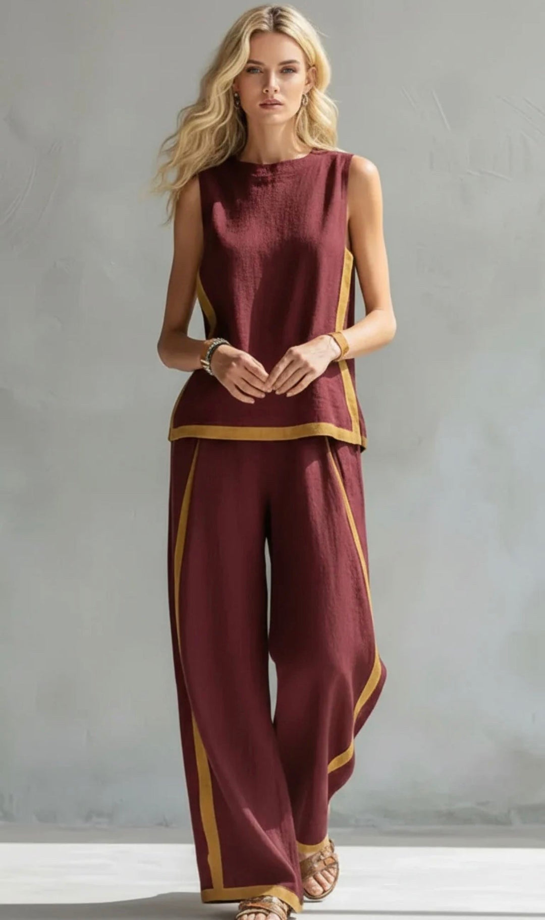 Brielle | Women's Modern Graphic Two-Piece Set - image 8