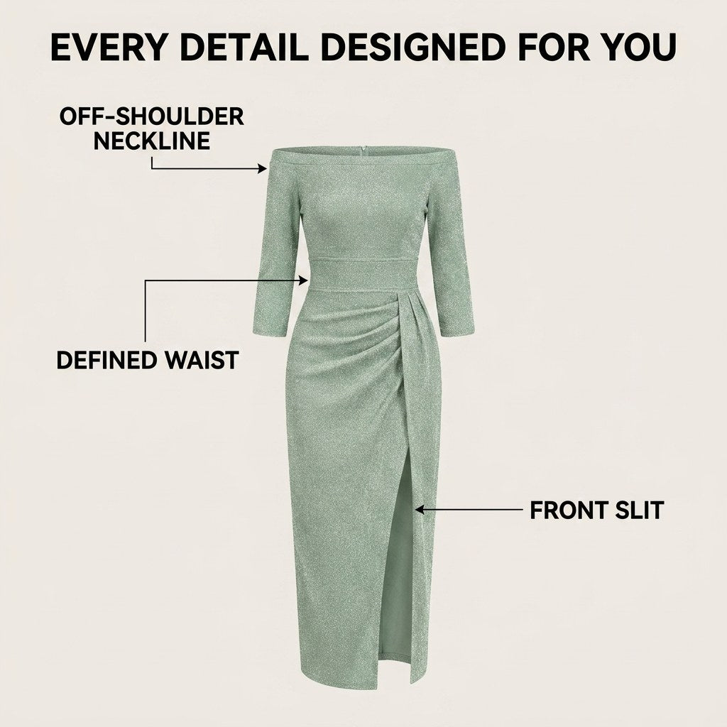 Brielle | Women's Sparkling Long Evening Dress - image 11