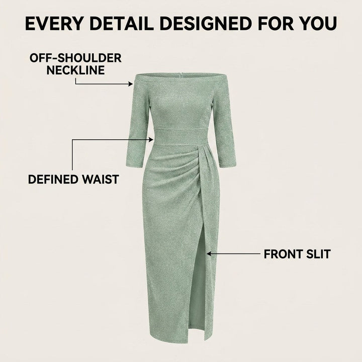 Brielle | Women's Sparkling Long Evening Dress - image 11