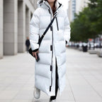 Brigitte | Women's Waterproof Quilted Parka Jacket, Long Hooded Winter Coat | Animated Apparel