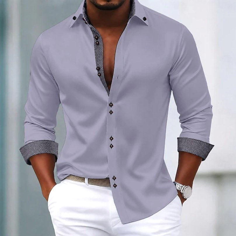 Maria | Women's Classic Collar Shirt, Everyday Cotton Blouse | Animated Apparel