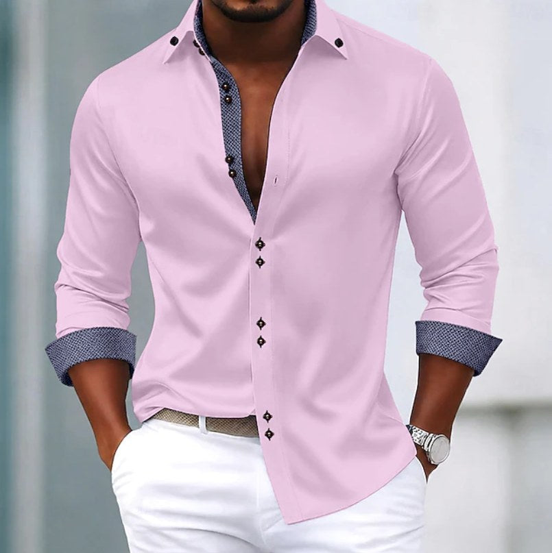 Maria | Women's Classic Collar Shirt, Everyday Cotton Blouse | Animated Apparel
