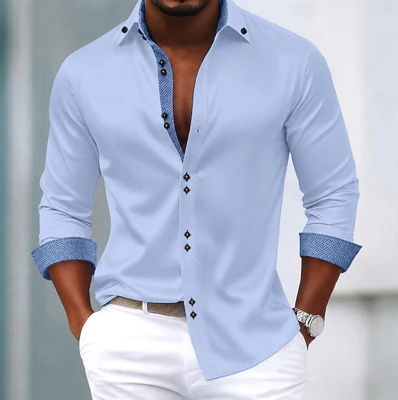 Maria | Women's Classic Collar Shirt, Everyday Cotton Blouse | Animated Apparel