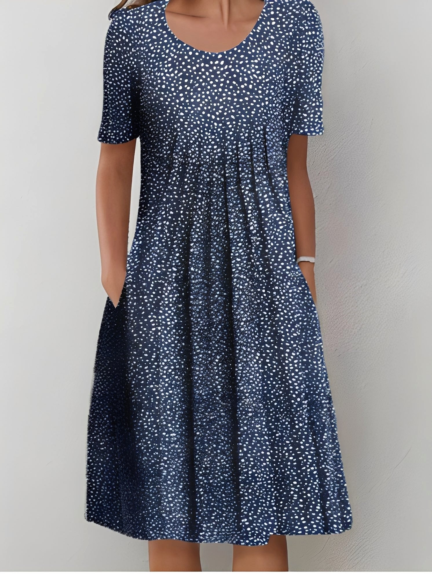 Brooke | Women's Printed Casual Midi Dress - image 6