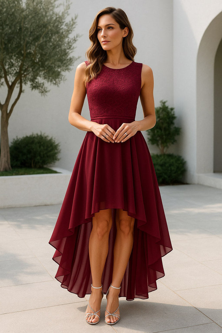 Brooke | Women's Sleeveless Midi Dress with Flowing Skirt - image 1