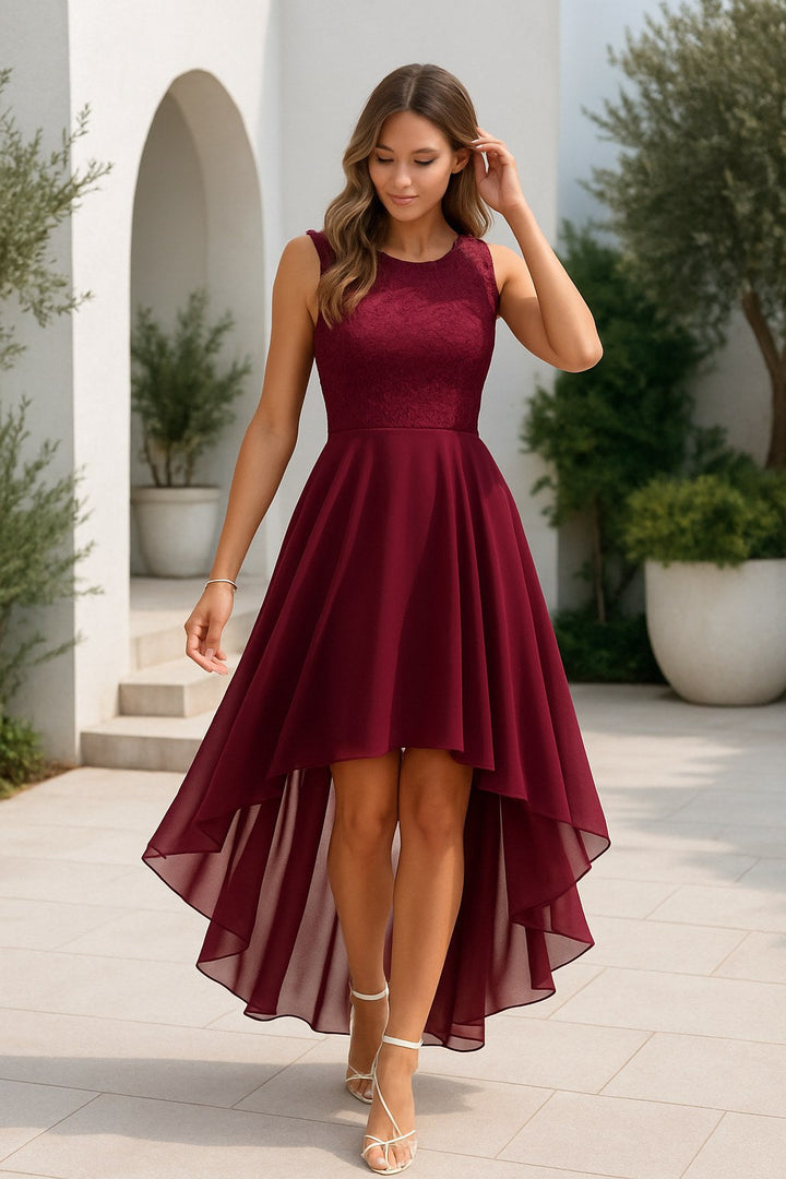 Brooke | Women's Sleeveless Midi Dress with Flowing Skirt - image 2