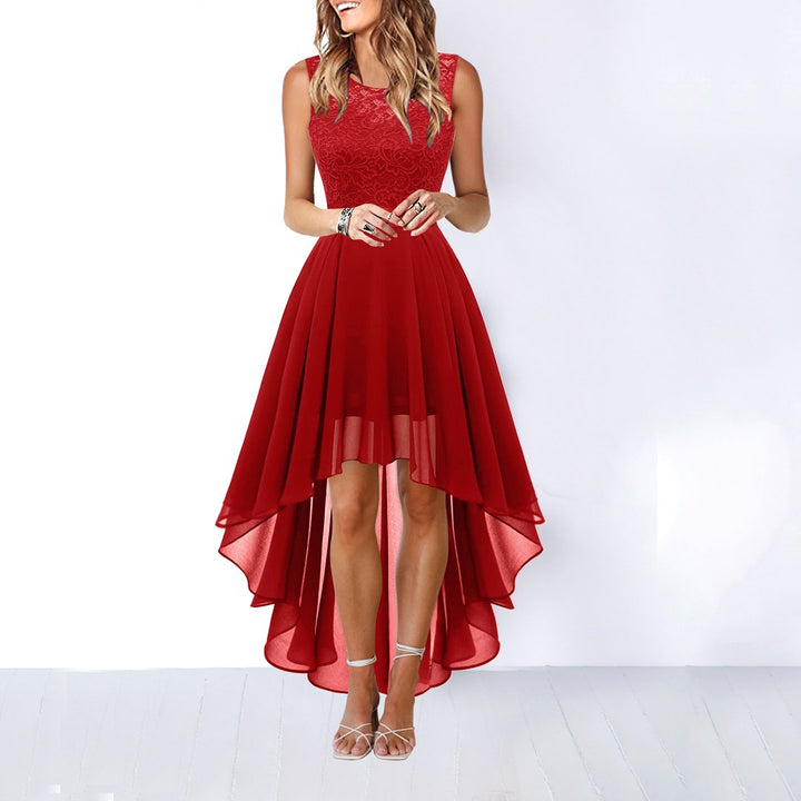 Brooke | Women's Sleeveless Midi Dress with Flowing Skirt - image 3