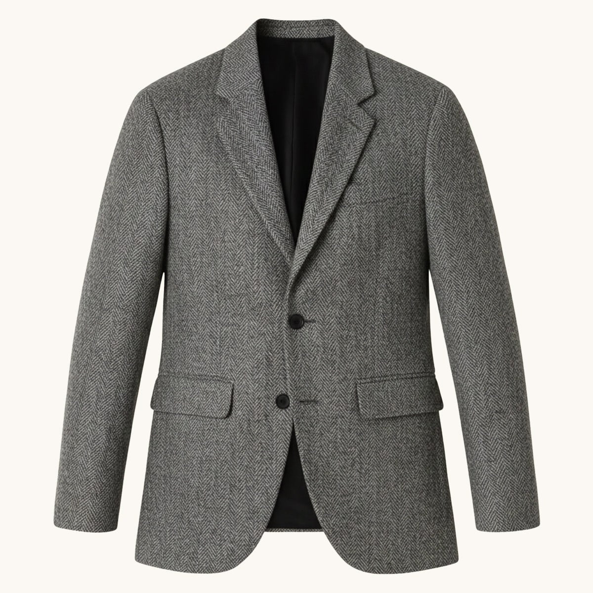 Bryce | Men's Classic Herringbone Tweed Blazer, Tailored Smart Jacket | Animated Apparel