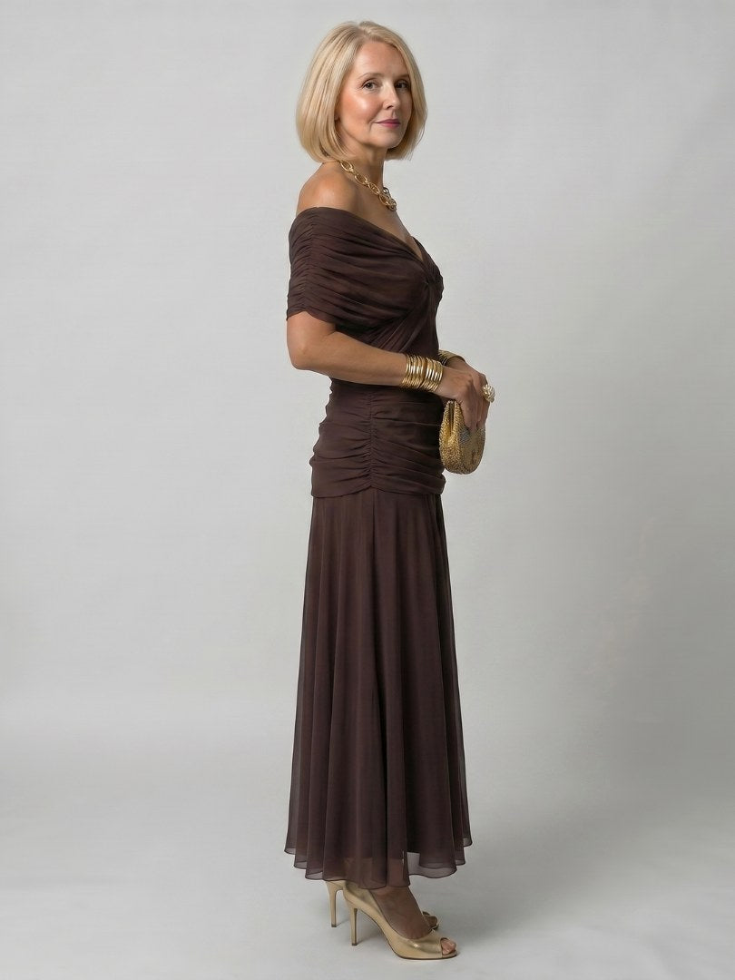 Calen | Women's Off-Shoulder Midi Dress - image 13