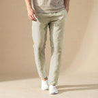 Luca | Men's Tapered Linen Trousers, Casual Everyday Trousers | Animated Apparel