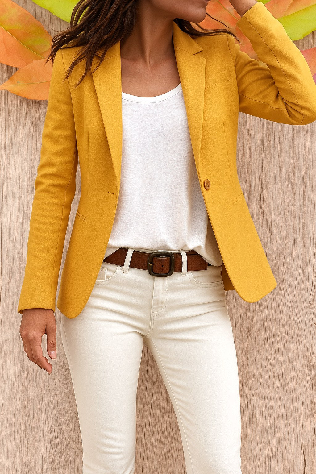 Carol | Women's Tailored Office Blazer, Fitted Smart Blazer Suit | Animated Apparel