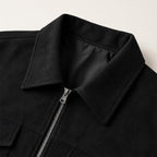 Carter | Men's Suede-Effect Jacket, Modern Smart Jacket | Animated Apparel