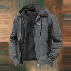 Charles | Men's Tailored Autumn Jacket with Pockets, Smart Wool-Blend Jacket | Animated Apparel | Blue