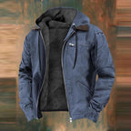 Charles | Men's Tailored Autumn Jacket with Pockets, Smart Wool-Blend Jacket | Animated Apparel | Grey