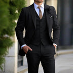 Lucas | Men's Three-Piece Tailored Suit, Blazer Waistcoat and Trousers | Animated Apparel