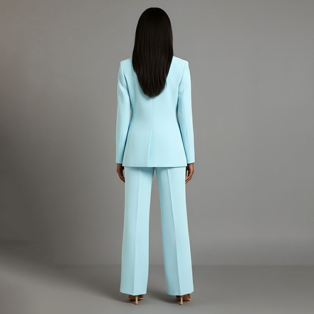 Charlotte | Women's Button Front Blazer Two-Piece Set - image 15