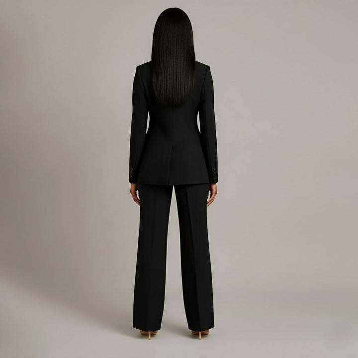 Charlotte | Women's Button Front Blazer Two-Piece Set - image 6