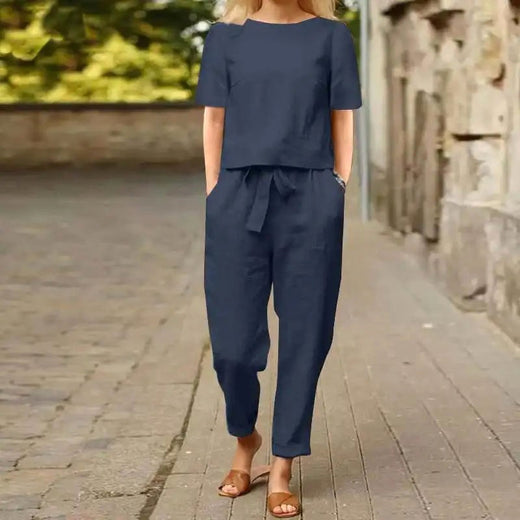 Charlotte | Women's Chic Relaxed Two-Piece Set - image 1