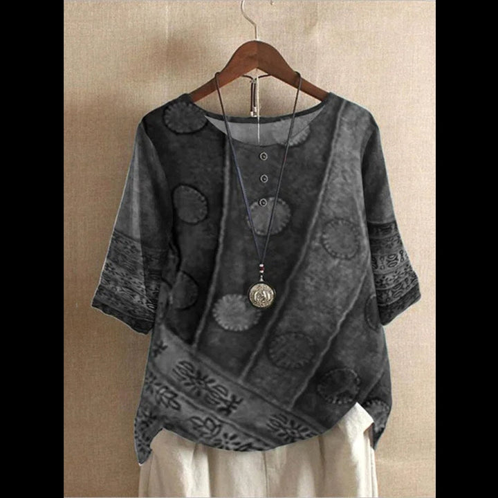 Charlotte | Women's Colorful Boho Blouse - image 3