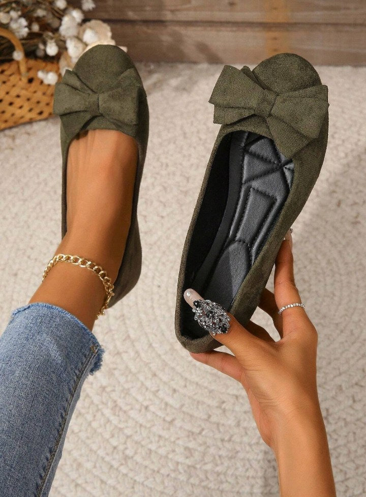 Charlotte | Women's Comfortable Everyday Loafers - Dark Green