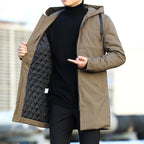 Chase | Men's Waterproof Parka Coat, Modern Winter Coat | Animated Apparel | Black
