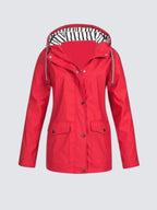Christine | Women's Waterproof Lightweight Windbreaker Jacket, Water-Resistant Outdoor Jacket | Animated Apparel