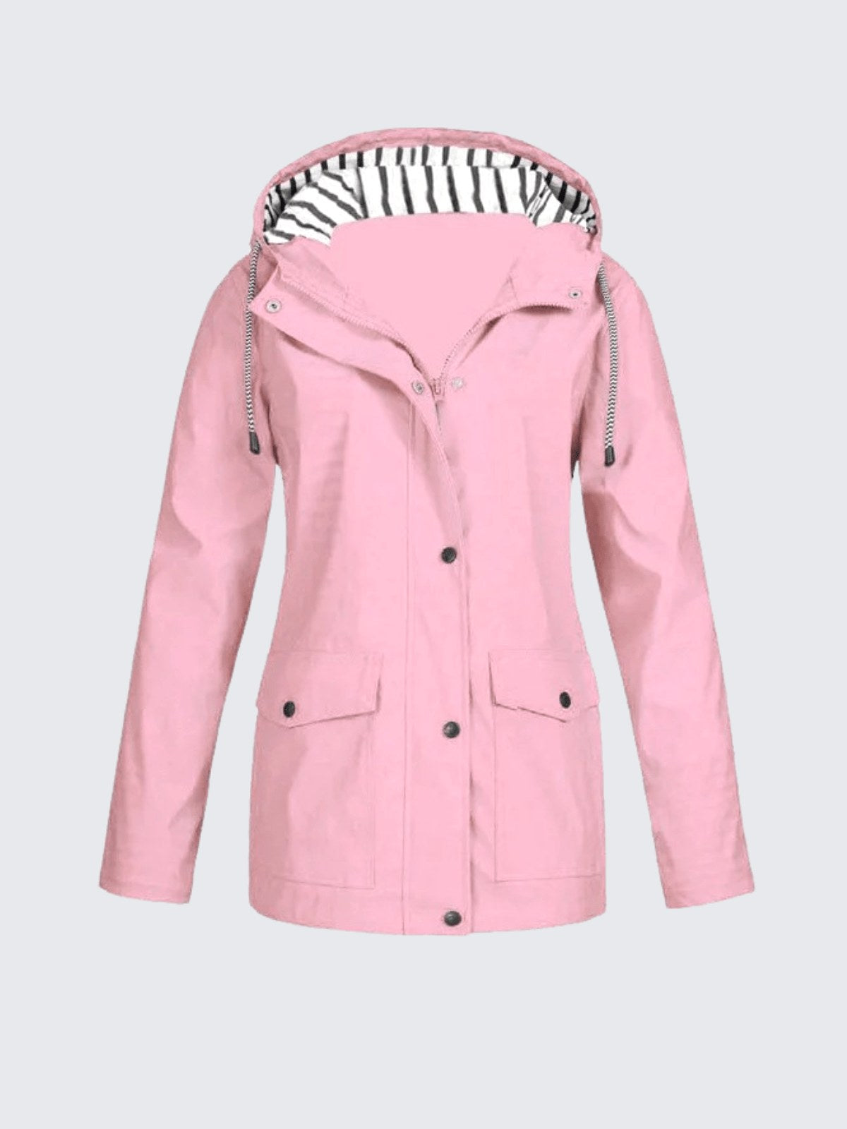 Christine | Women's Waterproof Lightweight Windbreaker Jacket, Water-Resistant Outdoor Jacket | Animated Apparel | Yellow