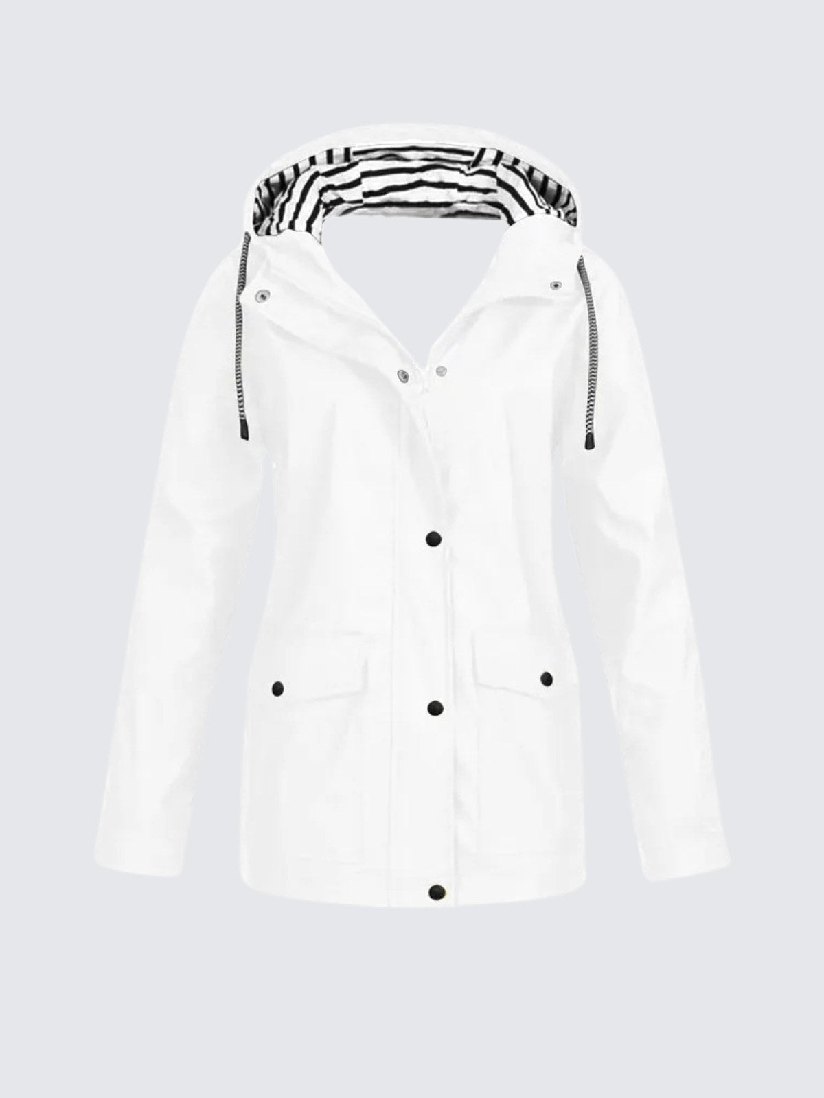 Christine | Women's Waterproof Lightweight Windbreaker Jacket, Water-Resistant Outdoor Jacket | Animated Apparel | Red