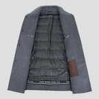 Christopher | Men's Classic Wool Overcoat, Tailored Formal Coat | Animated Apparel