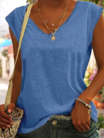 Claire | Women's V-Neck Sleeveless Summer Tank - image 4