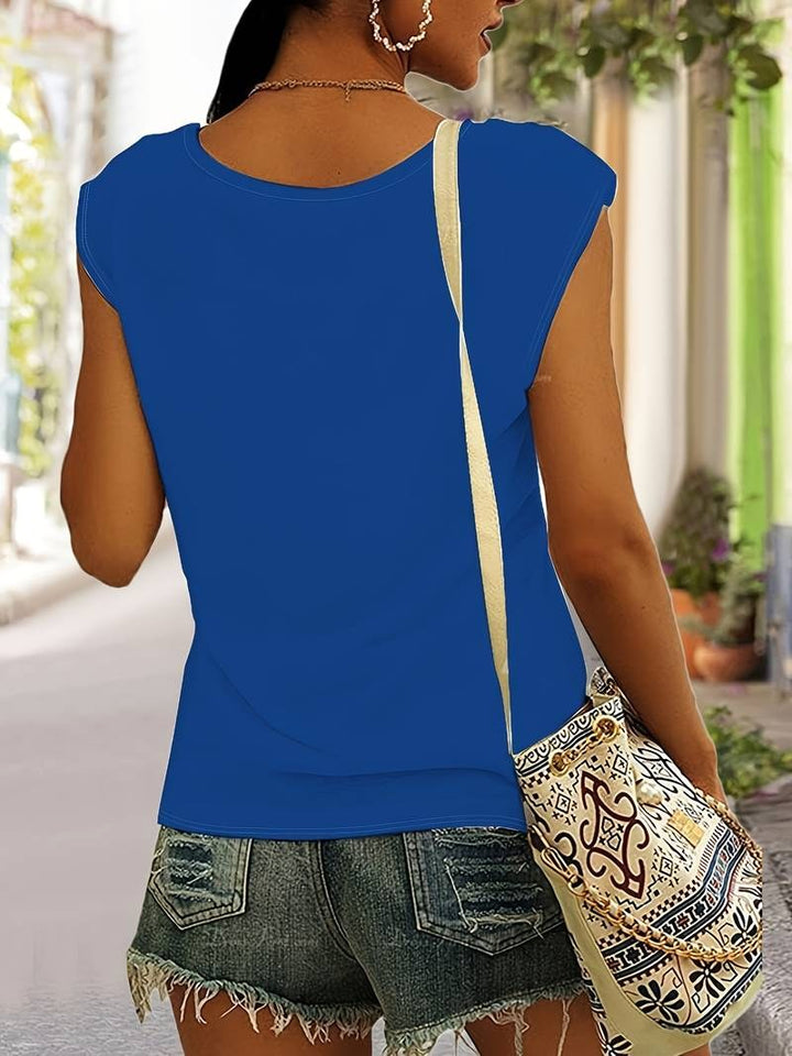 Claire | Women's V-Neck Sleeveless Summer Tank - image 5