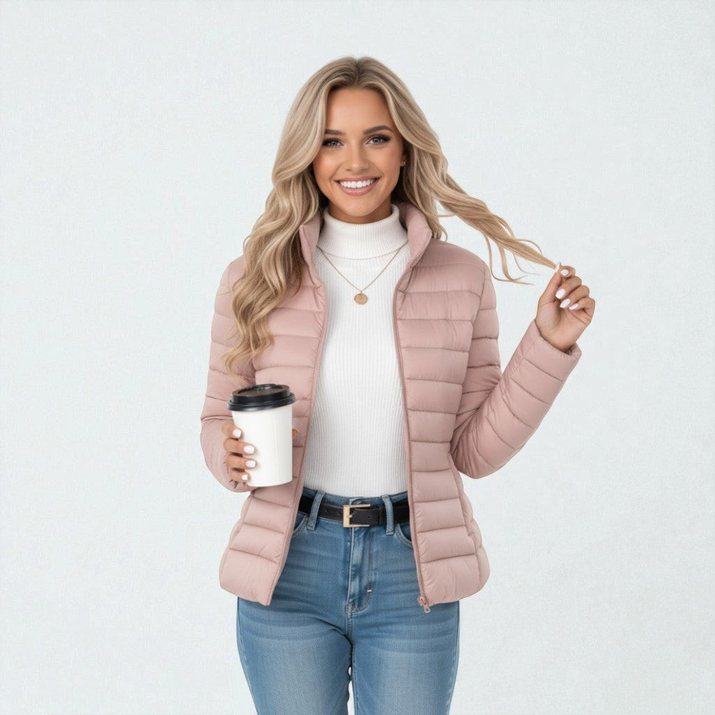 Clemence | Women's Lightweight Quilted Jacket, Slim-Fit Zip Jacket | Animated Apparel