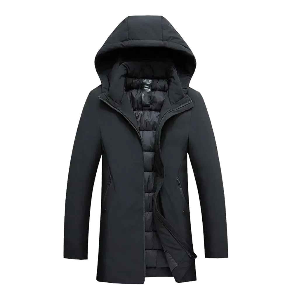 Cody | Men's Hooded Winter Coat, Weather-Resistant Autumn Coat | Animated Apparel