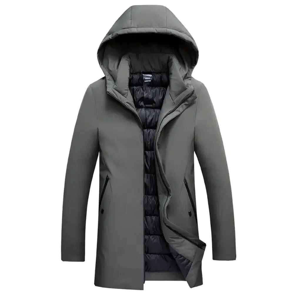 Cody | Men's Hooded Winter Coat, Weather-Resistant Autumn Coat | Animated Apparel